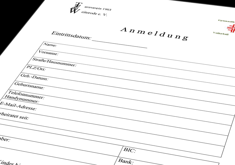 Anmeldung